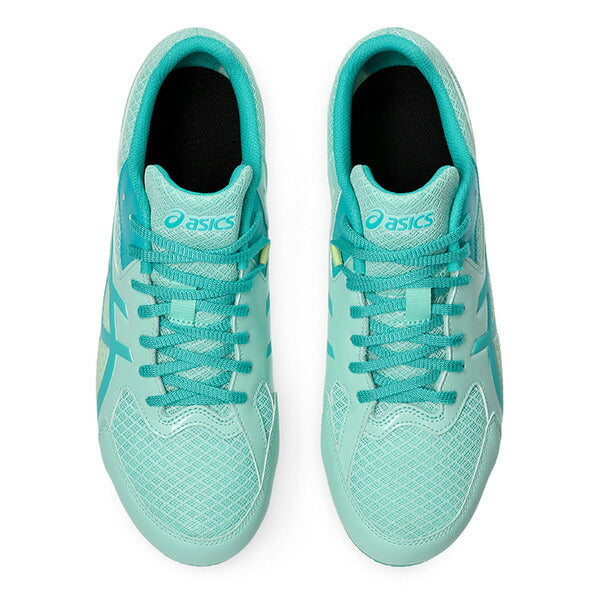 【ショップ限定エントリーでさらに+9倍】アシックスasicsメンズレディース陸上スパイク短距離中距離走幅跳EFFORT13エフォート131093A167-301土トラック兼用グリーン