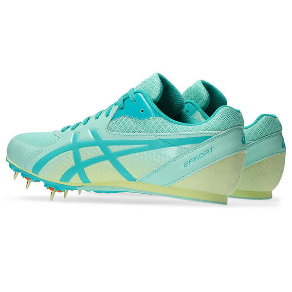 【ショップ限定エントリーでさらに+9倍】アシックスasicsメンズレディース陸上スパイク短距離中距離走幅跳EFFORT13エフォート131093A167-301土トラック兼用グリーン