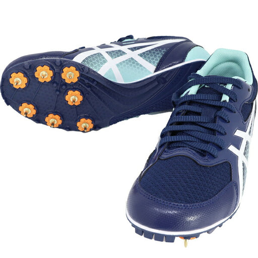 アシックスasicsメンズレディース陸上スパイク陸上競技短距離中距離ハードル走幅跳三段跳棒高跳EFFORT131093A167-402ブルー