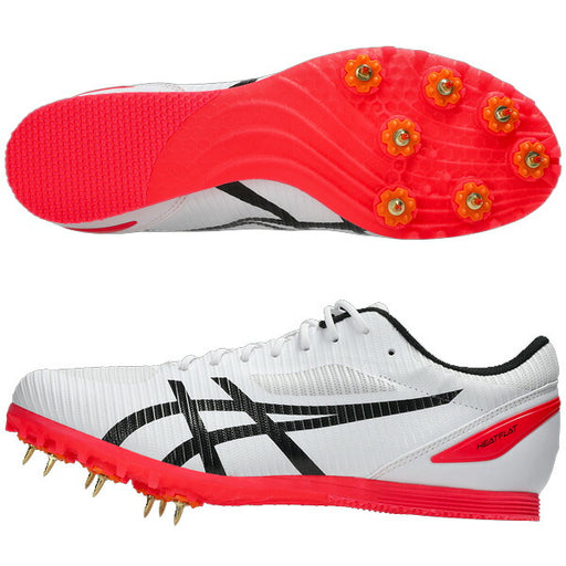 アシックスasics陸上スパイク短距離中距離ハードル跳躍HEATFLAT12ヒートフラット12オールウェザー土トラック1093A195-102