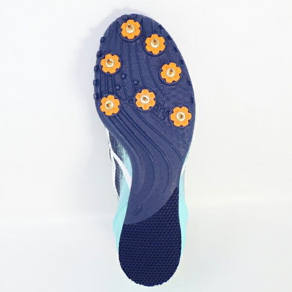 アシックスasicsメンズレディース陸上スパイクHEATSPRINT131093A199-400短距離中距離ハードル跳躍オールウェザー土トラックネイビー