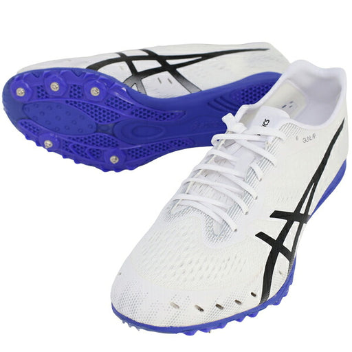 アシックスasicsメンズレディース陸上スパイク中距離長距離障害GUNLAP3ガンラップ3オールウェザートラック専用ホワイト1093A229-101