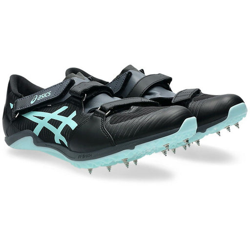 【ショップ限定エントリーでさらに+9倍】アシックスasicsメンズレディース陸上スパイク短距離ハードルCYBERBLADE17サイバーブレード171093A241-001ブラック