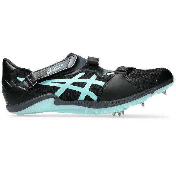 【ショップ限定エントリーでさらに+9倍】アシックスasicsメンズレディース陸上スパイク短距離ハードルCYBERBLADE17サイバーブレード171093A241-001ブラック