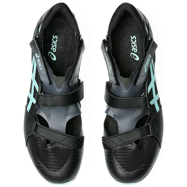 【ショップ限定エントリーでさらに+9倍】アシックスasicsメンズレディース陸上スパイク短距離ハードルCYBERBLADE17サイバーブレード171093A241-001ブラック