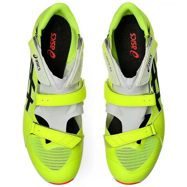 【ショップ限定エントリーでさらに+9倍】アシックスasicsメンズレディース陸上スパイク短距離ハードルCYBERBLADE17サイバーブレード171093A241-750イエロー