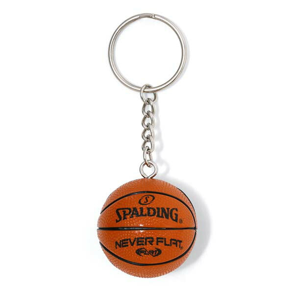 【ショップ限定エントリーでさらに+9倍】スポルディングSPALDINGキーチェーンブラウンバスケットボールキーホルダー11-009