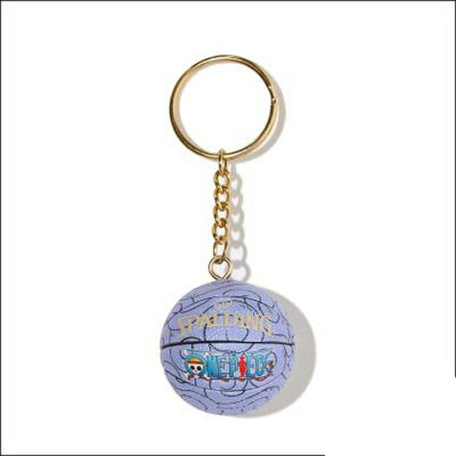 【ショップ限定エントリーでさらに+9倍】スポルディングバスケットボールボールキーホルダーゴムゴムの実ルフィワンピースキーチェーン11009PG
