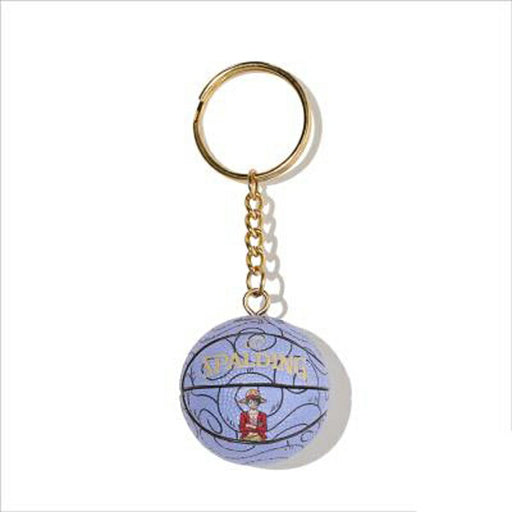【ショップ限定エントリーでさらに+9倍】スポルディングバスケットボールボールキーホルダーゴムゴムの実ルフィワンピースキーチェーン11009PG