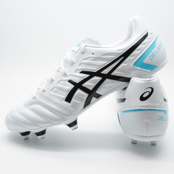 DSLIGHTGAINSTアシックスasics1101A041-102ホワイトサッカースパイク取替式