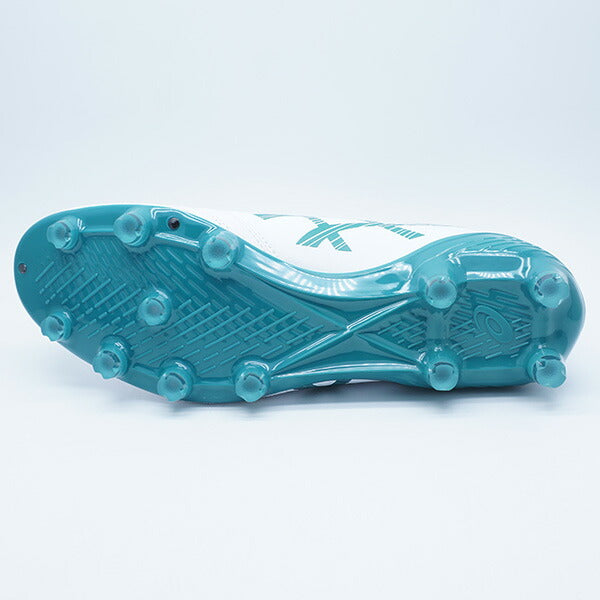 【ショップ限定エントリーでさらに+9倍】DSLIGHTX-FLY5アシックスasics1101A047-107ホワイトブルーサッカースパイク