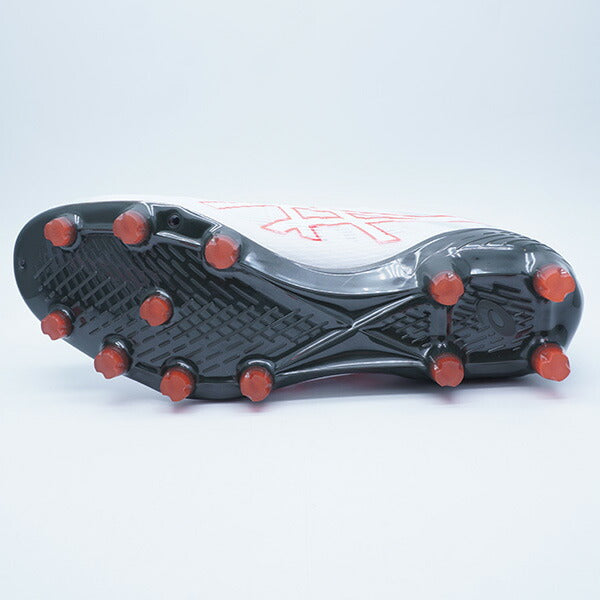 【ショップ限定エントリーでさらに+9倍】DSLIGHTACROS3アシックスasics1101A070-104ホワイトフラッシュレッドサッカースパイク