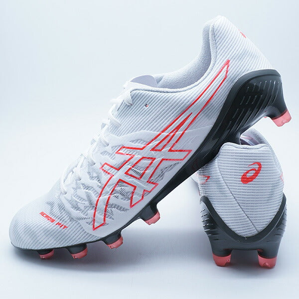 【ショップ限定エントリーでさらに+9倍】DSLIGHTACROS3アシックスasics1101A070-104ホワイトフラッシュレッドサッカースパイク