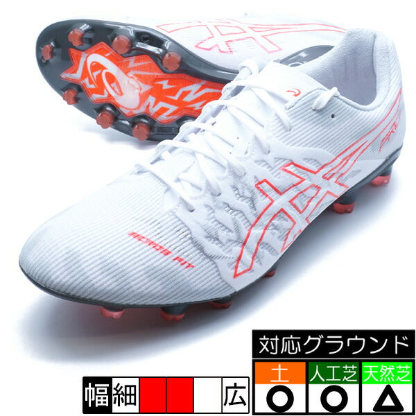 DSLIGHTACROSPRO3アシックスasics1101A071-104ホワイトフラッシュレッドサッカースパイク