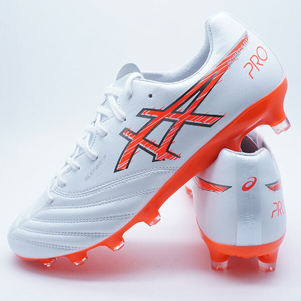 【ショップ限定エントリーでさらに+9倍】DSLIGHTX-FLYPRO3アシックスasics1101A072-103ホワイトフラッシュレッドサッカースパイク