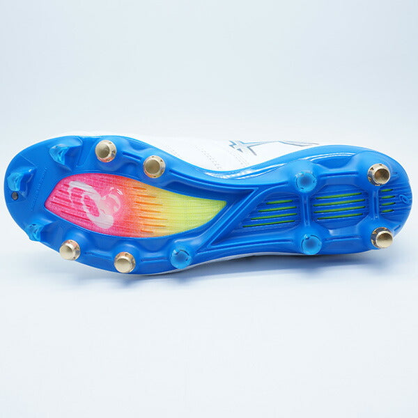 【ショップ限定エントリーでさらに+9倍】DSLIGHTX-FLYPRO3STアシックスasics1101A073-100ホワイトブルー取り替え式サッカースパイク