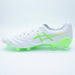 【ショップ限定エントリーでさらに+9倍】DSLIGHTX-FLY6アシックスasics1101A076-100ホワイトグリーンゲッコーサッカースパイク