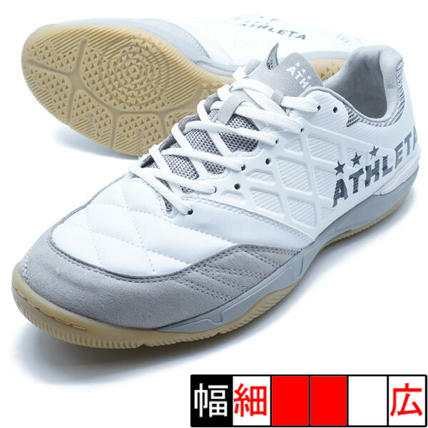 【ショップ限定エントリーでさらに+9倍】TeoIDアスレタATHLETA11021-10ホワイトフットサルシューズインドア室内用