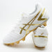 DSLIGHTレギュラーアシックスasics1103A068-122ホワイト×リッチゴールドサッカースパイク
