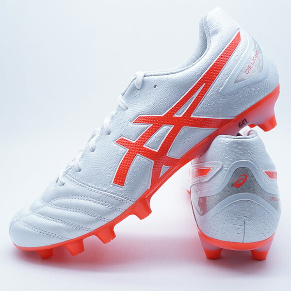 DSLIGHTPROアシックスasics1103A095-104ホワイト×フラッシュレッドサッカースパイク