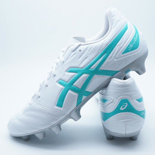 DSLIGHTCLUBアシックスasics1103A097-102ホワイト×シーグラスサッカースパイク