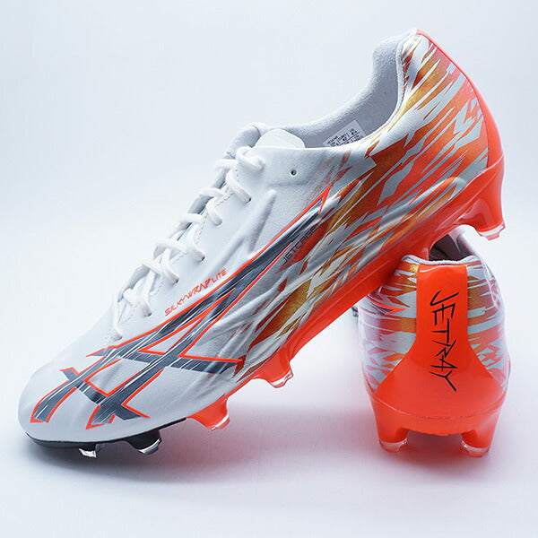 JETRAYジェットレイELITEアシックスasics1103A149-100ホワイトフラッシュレッドサッカースパイク