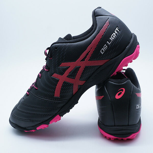 【ショップ限定エントリーでさらに+9倍】DSLIGHTJRGSTFアシックスasics1104A053-001ブラック×ピンクグロージュニアサッカートレーニングシューズ