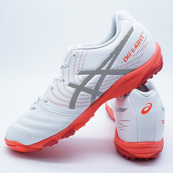 【予約販売】6月25日頃発売予定DSLIGHTJRGSTFアシックスasics1104A053-103ホワイトフラッシュレッドジュニアサッカートレーニングシューズ
