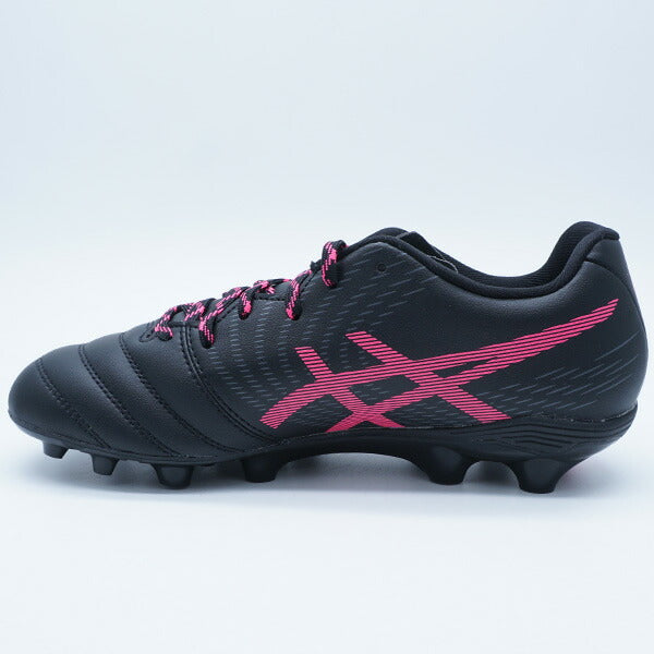 【ショップ限定エントリーでさらに+9倍】DSLIGHTJRGSアシックスasics1104A054-001ブラック×ピンクグロージュニアサッカースパイク