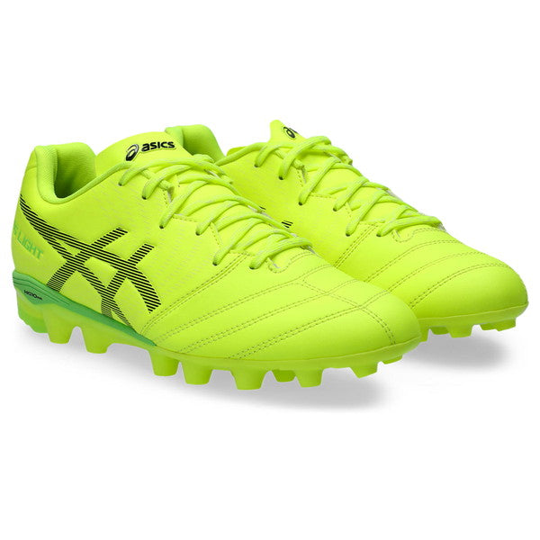 【ショップ限定エントリーでさらに+9倍】DSLIGHTJRGSアシックスasics1104A054-750SAFETYYELLOW/BLACKジュニアサッカースパイク