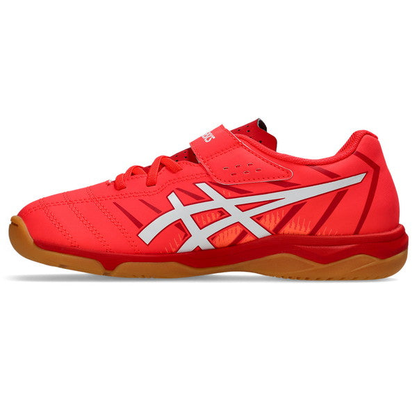 【ショップ限定エントリーでさらに+9倍】JUNIOLE7INアシックスasics1104A055-600FLASHRED/WHITEジュニアフットサルシューズインドア室内用