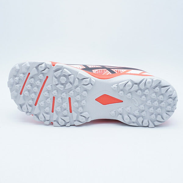 【予約販売】6月25日頃発売予定JUNIOLE7TFアシックスasics1104A056-102ホワイトフラッシュレッドジュニアサッカートレーニングシューズベルクロ