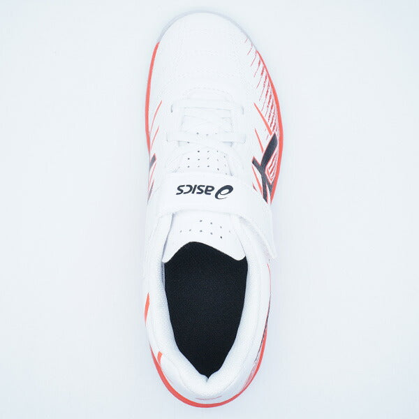 【予約販売】6月25日頃発売予定JUNIOLE7TFアシックスasics1104A056-102ホワイトフラッシュレッドジュニアサッカートレーニングシューズベルクロ