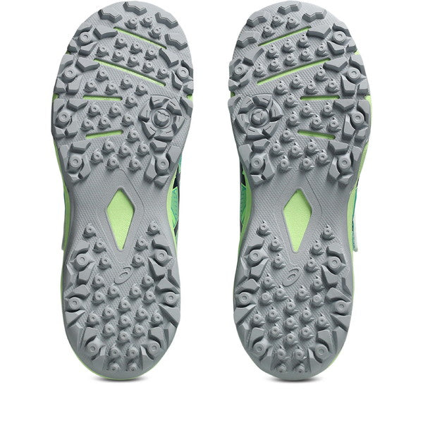 JUNIOLE7TFアシックスasics1104A056-300オーロラグリーンジュニアサッカートレーニングシューズベルクロ