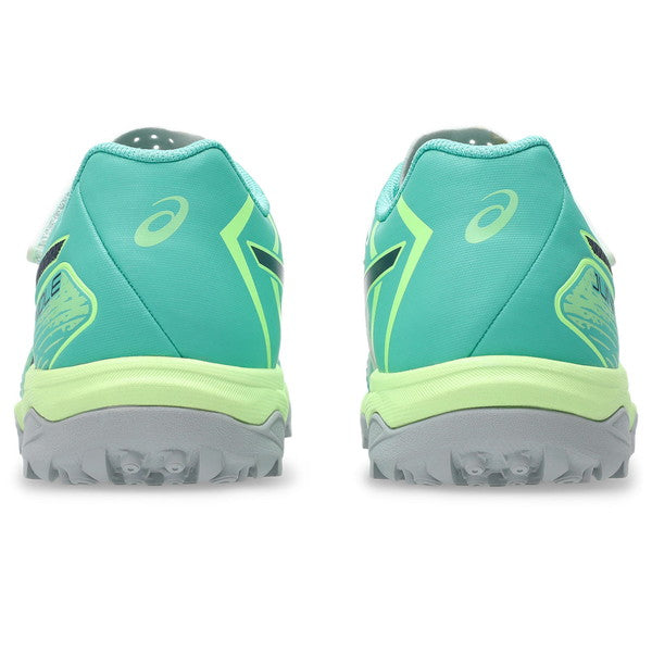 JUNIOLE7TFアシックスasics1104A056-300オーロラグリーンジュニアサッカートレーニングシューズベルクロ