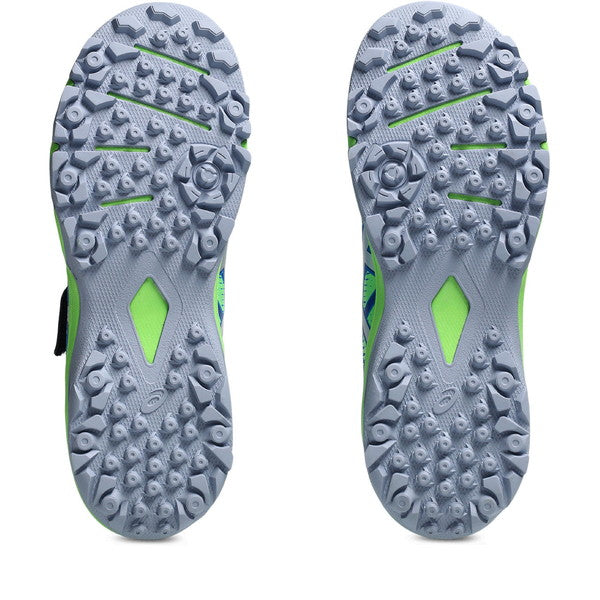 【ショップ限定エントリーでさらに+9倍】JUNIOLE7TFアシックスasics1104A056-400ELECTRICBLUE/PURESILVERジュニアサッカートレーニングシューズベルクロ