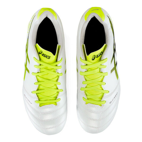 【予約販売】10月15日頃発売予定DSLIGHTJRGSPROアシックスasics1104A058-100ホワイトイエローサッカースパイク