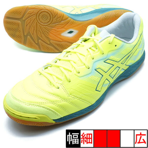 【ショップ限定エントリーでさらに+9倍】DESTAQUEKFFアシックスasics1111A217-750イエローフットサルシューズインドア室内用