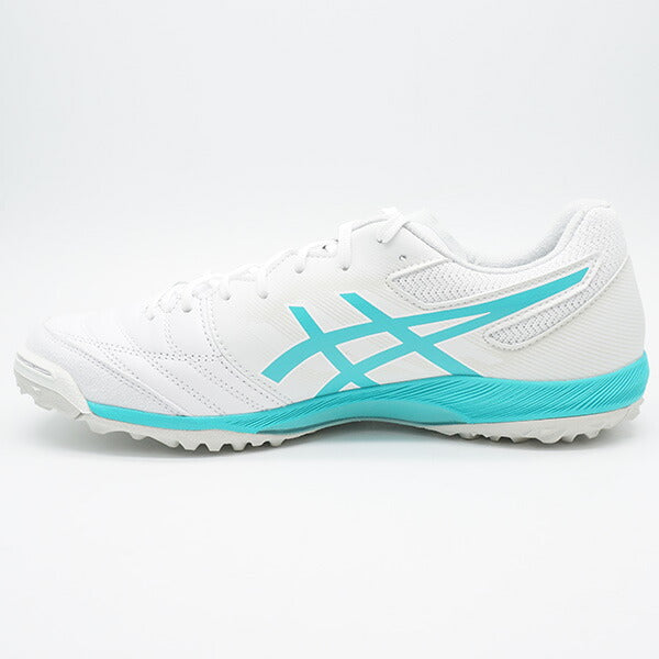 DESTAQUEKFFTFアシックスasics1111A218-101ホワイト×ブルーフットサルシューズ人工芝屋外用