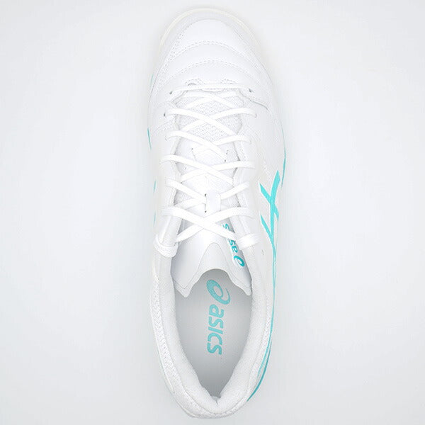 DESTAQUEKFFTFアシックスasics1111A218-101ホワイト×ブルーフットサルシューズ人工芝屋外用