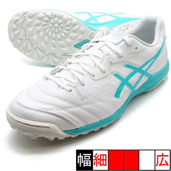 DESTAQUEKFFTFアシックスasics1111A218-101ホワイト×ブルーフットサルシューズ人工芝屋外用