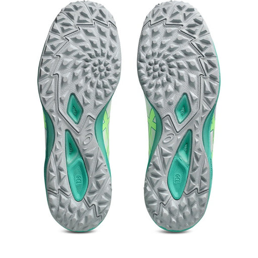 DESTAQUEKFFTFアシックスasics1111A218-102ホワイトグリーンフットサルシューズ人工芝屋外