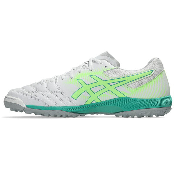 DESTAQUEKFFTFアシックスasics1111A218-102ホワイトグリーンフットサルシューズ人工芝屋外