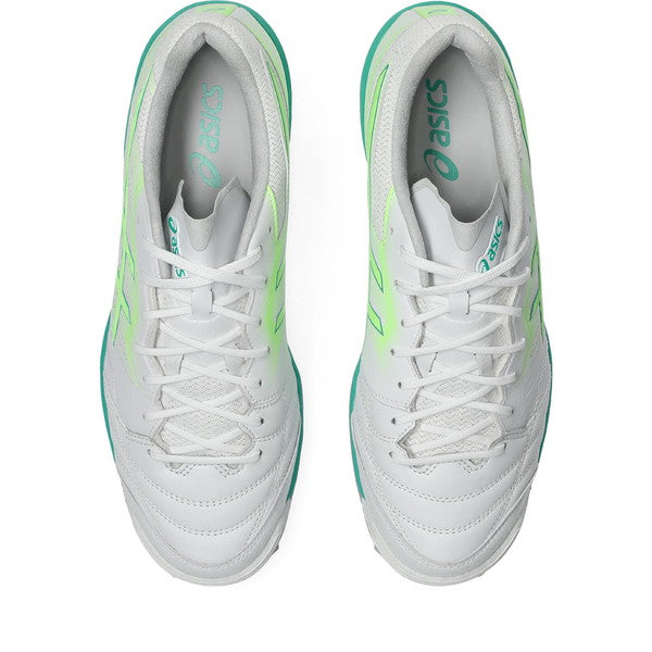 DESTAQUEKFFTFアシックスasics1111A218-102ホワイトグリーンフットサルシューズ人工芝屋外