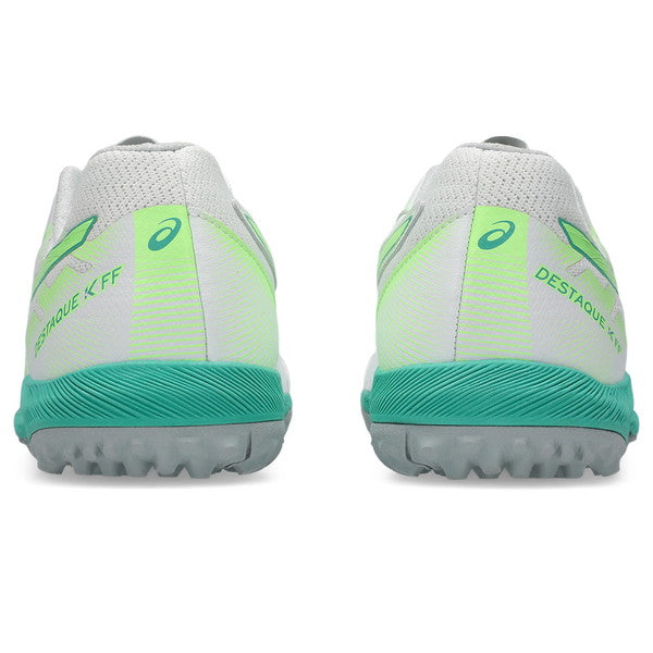 DESTAQUEKFFTFアシックスasics1111A218-102ホワイトグリーンフットサルシューズ人工芝屋外