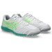 DESTAQUEKFFTFアシックスasics1111A218-102ホワイトグリーンフットサルシューズ人工芝屋外