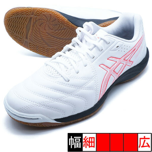【ショップ限定エントリーでさらに+9倍】CALCETTOWD9アシックスasics1113A037-102ホワイトフットサルシューズインドア室内用