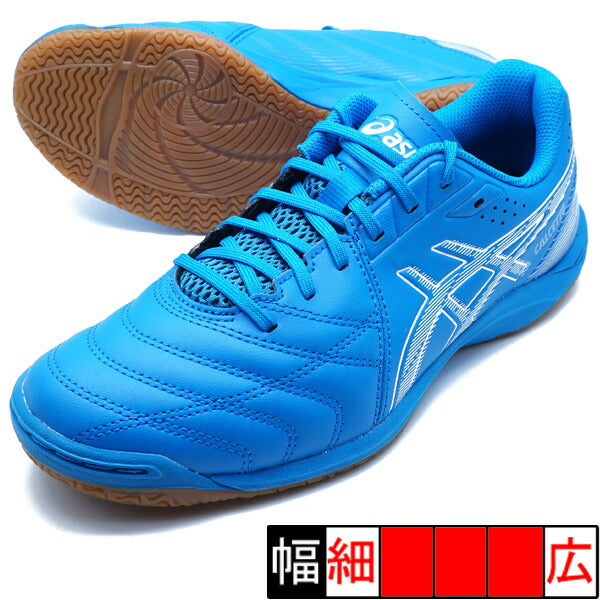 【ショップ限定エントリーでさらに+9倍】CALCETTOWD9アシックスasics1113A037-400ブルーフットサルシューズインドア室内用