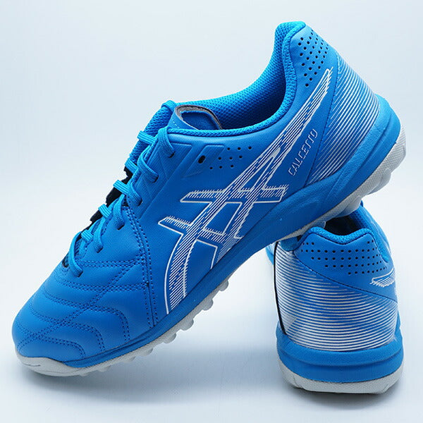 【ショップ限定エントリーでさらに+9倍】CALCETTOWD9TFアシックスasics1113A038-400ブルーフットサルシューズ屋外用