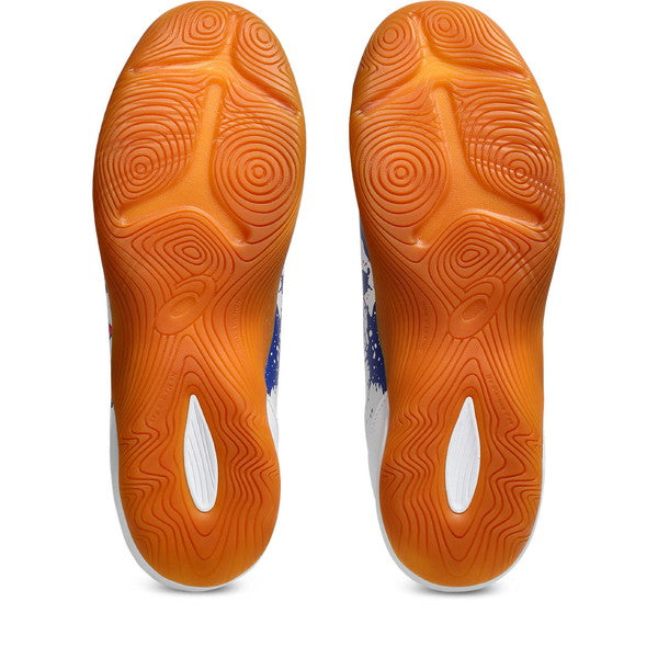 【ショップ限定エントリーでさらに+9倍】TOQUE8アシックスasics1113A044-101WHITE/PUREGOLDフットサルシューズインドア室内用